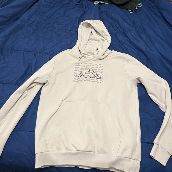 White Kappa Hoodie - Picture 1 of 3